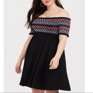 Reduced Until 1/26 Torrid Off Shoulder Dress